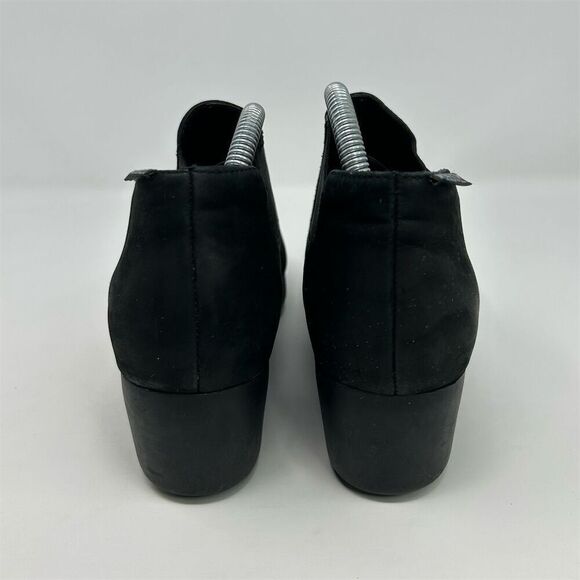 Mephisto Women's Tosca Black Leather Slip-On Chelsea Wedge Ankle Booties Size 10 - Picture 8 of 16